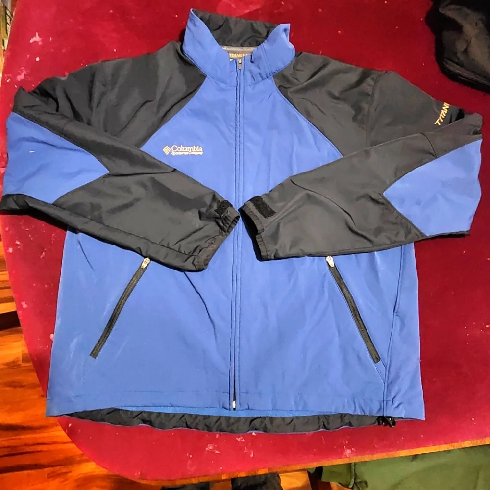 Columbia Sportswear Jacket Full Zipper Pockets Titanium - Picture 2 of 11